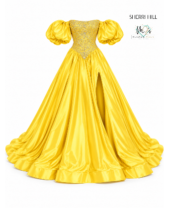 Sherri Hill Style #55641 #1 Yellow thumbnail