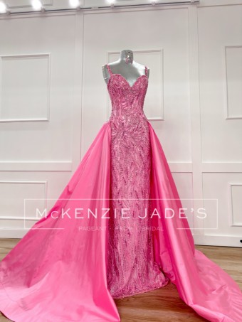 Sherri Hill Style #55935 #2 Candy Pink thumbnail