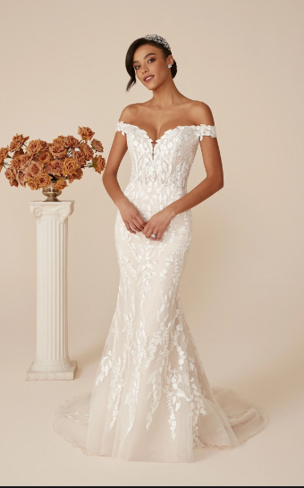 Justin Alexander Style #88245 Deidra #0 default Ivory/Ivory/Nude thumbnail