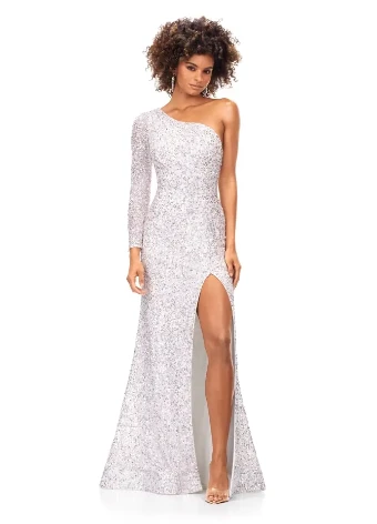 Ashley Lauren Sale Style #1977 #8 Ab Blush/Ivory thumbnail