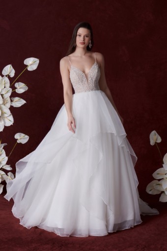 Justin Alexander Style #88358 #0 default Ivory/Silver/Latte thumbnail