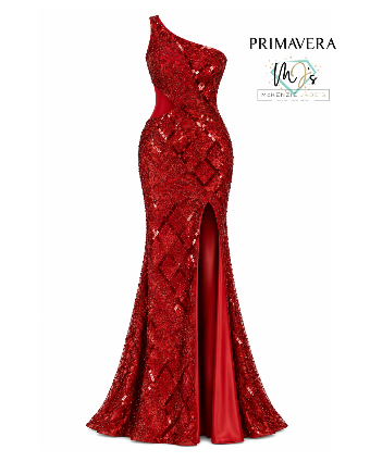 Primavera Couture Sale Style #3729 #2 Red thumbnail