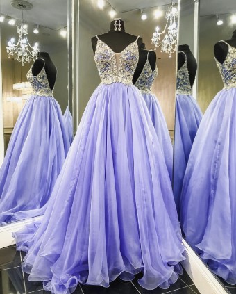 Sherri Hill Style #44602 #2 Periwinkle thumbnail