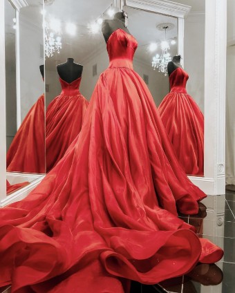 Sherri Hill Style #44602 #0 default Deep Red thumbnail