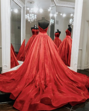 Sherri Hill Style #44602 #1 default Deep Red thumbnail