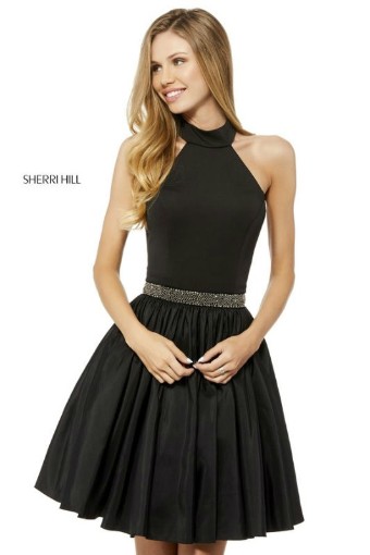 Sherri Hill Style #52064 #0 Black thumbnail