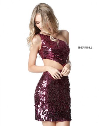 Sherri Hill Style #51497 #1 Gunmetal thumbnail