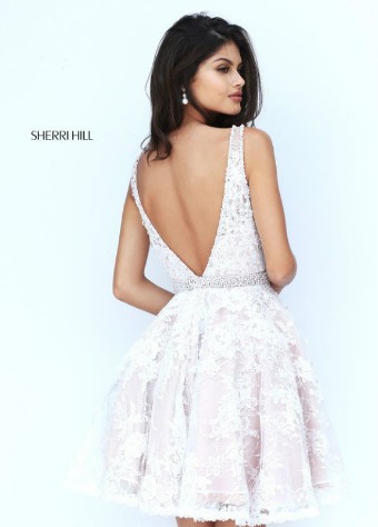 Sherri Hill Style #50656 #1 Ivory/Nude thumbnail