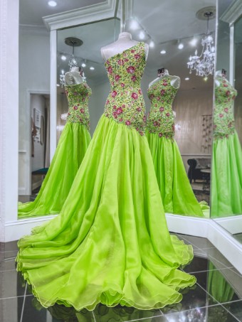 Jovani Style #S38041 #1 Lime Green thumbnail