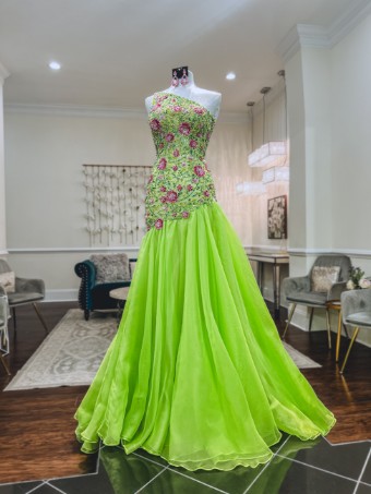 Jovani Style #S38041 #0 default Lime Green thumbnail