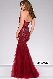 Jovani Style #5908A #1 Burgundy thumbnail
