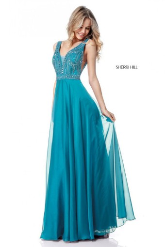 Sherri Hill Style #51874 #2 Jade thumbnail