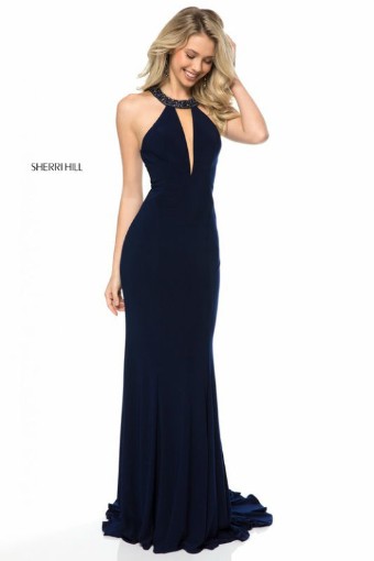Sherri Hill Style #52061 #1 Navy thumbnail