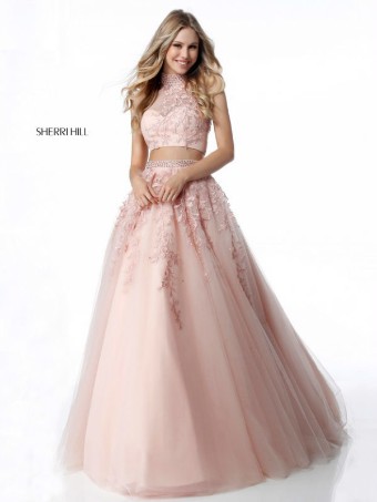 Sherri Hill Style #51925 #0 Blush thumbnail