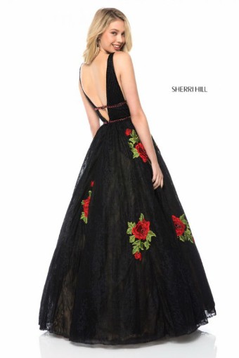 Sherri Hill Style #52047 #2 Black thumbnail