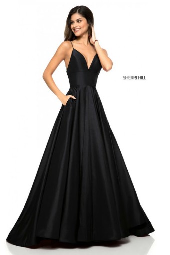 Sherri Hill Style #51822 #1 Navy thumbnail