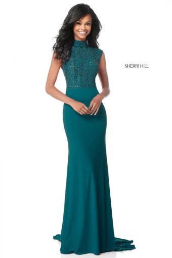 Sherri Hill Style #51876 #3 Royal thumbnail