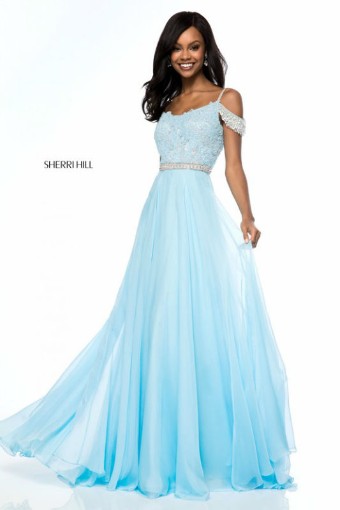Sherri Hill Style #51970 #2 Light Blue thumbnail