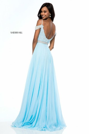 Sherri Hill Style #51970 #3 Light Blue thumbnail
