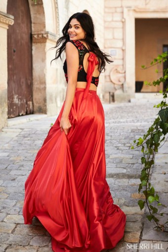 Sherri Hill Style #51867 #2 Black/Red thumbnail
