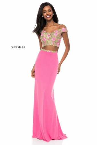 Sherri Hill Style #51951 #0 Fuchsia thumbnail