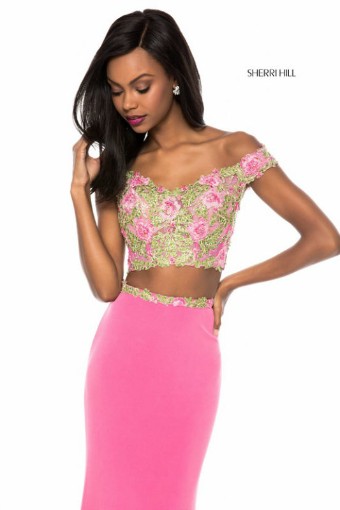 Sherri Hill Style #51951 #2 Fuchsia thumbnail