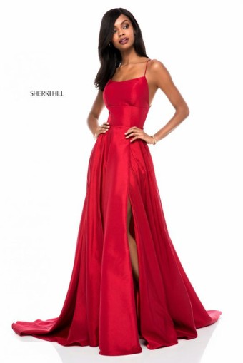 Sherri Hill Style #52022 #4 Red thumbnail