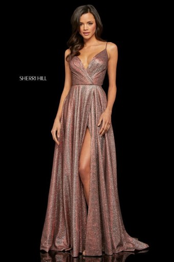 Sherri Hill Style #52977 #0 Aqua/Silver thumbnail