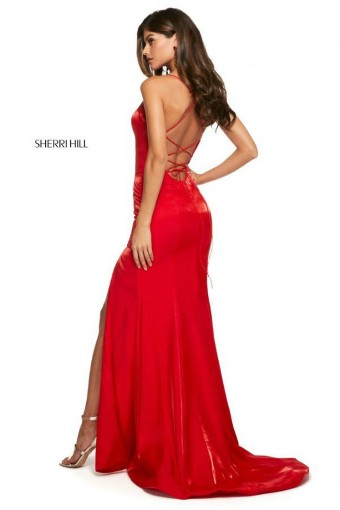 Sherri Hill Style #53156 #1 Teal thumbnail