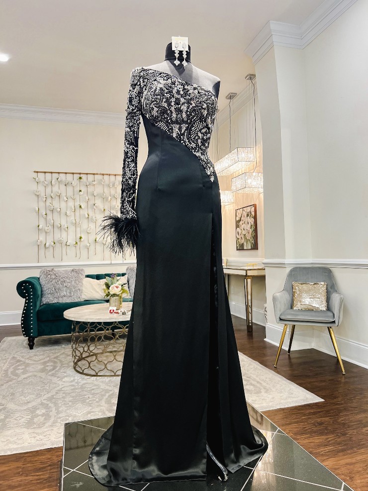 black pageant dresses Andrew Boho Wood 3-Drawer Dresser Black Set of 2 main image 1