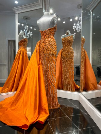 Jovani Style #27070 #4 Orange thumbnail