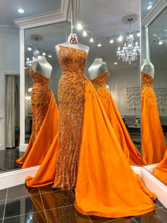 Jovani Style #27070 #2 Orange thumbnail