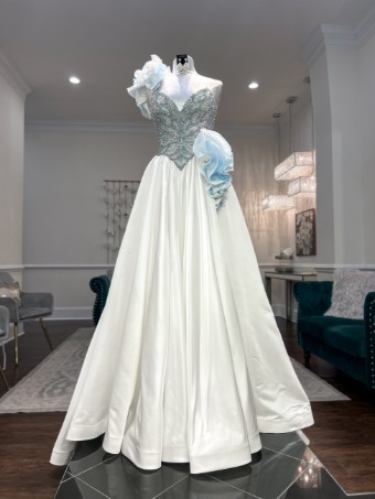 Jovani Style #27079 #0 default Light Blue/White thumbnail