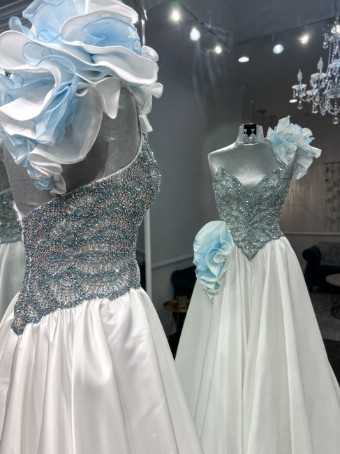 Jovani Style #27079 #3 Light Blue/White thumbnail