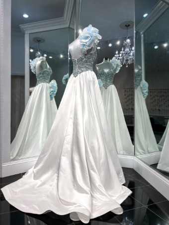 Jovani Style #27079 #2 Light Blue/White thumbnail