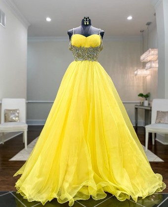 Sherri Hill Style #60665 #0 default Yellow thumbnail