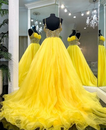 Sherri Hill Style #60665 #2 Yellow thumbnail