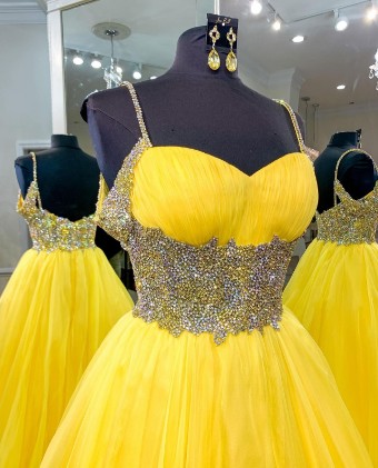 Sherri Hill Style #60665 #1 Yellow thumbnail