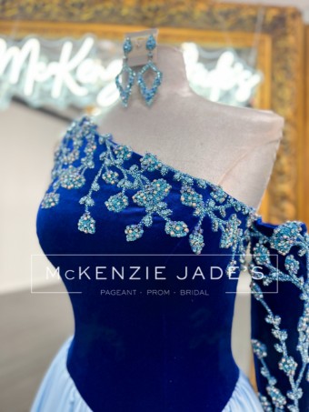Jovani Style #27167 #2 Royal/Light Blue thumbnail