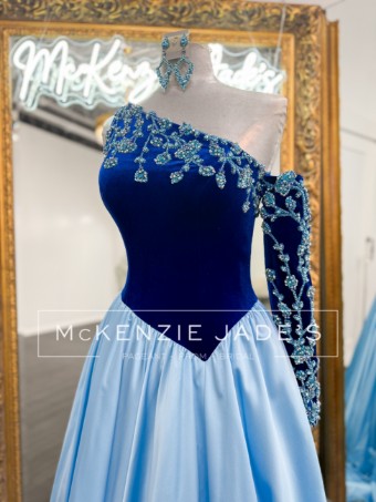 Jovani Style #27167 #1 Royal/Light Blue thumbnail