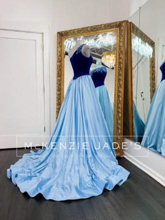 Jovani Style #27167 #5 Royal/Light Blue thumbnail