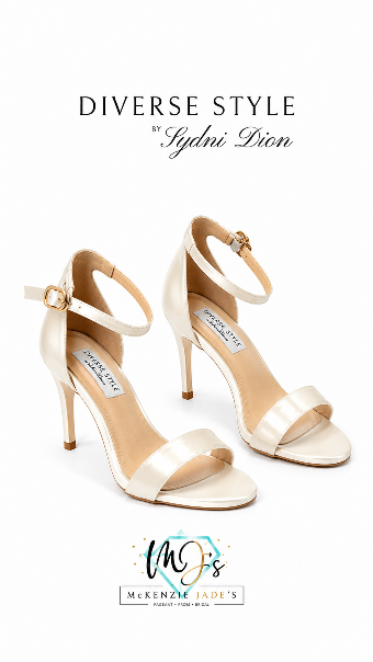 Diverse Style Style #Princess Heel #20 Ivory Satin thumbnail
