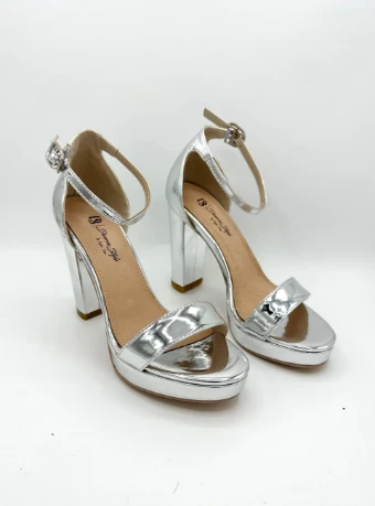 Diverse Style Style #Sweetie Heel #14 Chrome Silver thumbnail