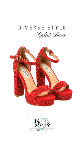 Diverse Style Style #Sparkler Sweetie Heel #22 Red thumbnail