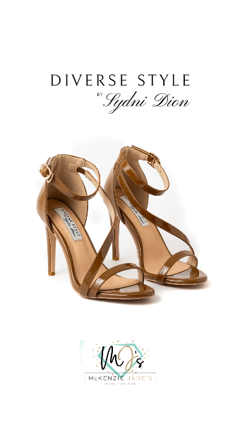Diverse Style Style #Crossover Strap Heel #5 Dark Nude/Cinnamon thumbnail