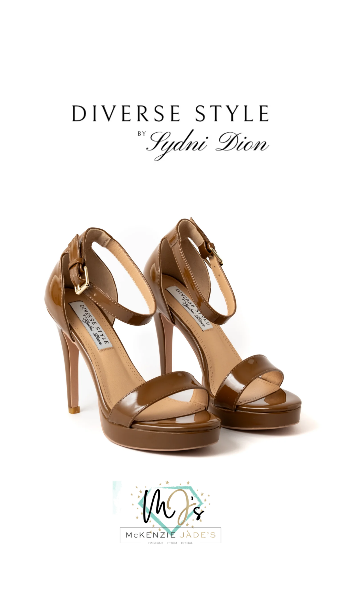 Diverse Style Style #Classic Ankle Strap Heel #4 Dark Nude/Cinnamon thumbnail