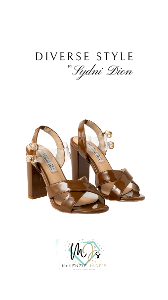 Diverse Style Style #Low Chunky Heel #5 Dark Nude/Cinnamon thumbnail