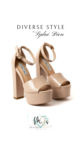 Diverse Style Style #Chunky Platform Heel - Leather #3 Light Nude/Cashew thumbnail