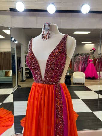 Jovani Style #29246 #1 Orange/Pink thumbnail