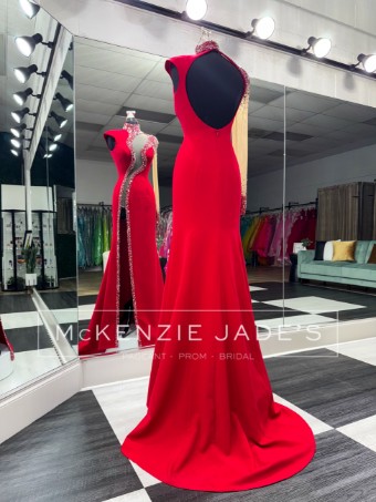 Jovani Style #S44958 #5 default Red/Fuchsia thumbnail